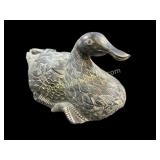 Large Carved Duck Sculpture