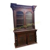 French Renaissance Style Carved Bookcase