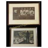 2 Framed Sybilla Spurgeon Prints