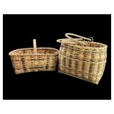 Two Cherokee Split Oak Baskets