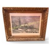 Matthias Church, Budapest in Winter Etching
