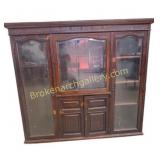 Antique Jacobean Style Oak Bookcase