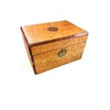 Antique Victorian Satinwood Vanity Box
