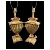 Pair Hollywood Regency Lamps