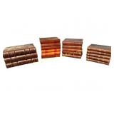 19 Antique Leather Bound Books
