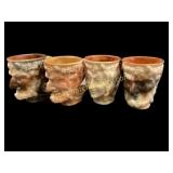 Incolay Stone Face Cups