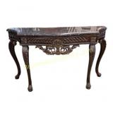 French Louis XV Style Marble Console Table