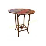 Antique British Aesthetic Bamboo Side Table