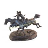 Frederic Remington Trooper Bronze Sculpture
