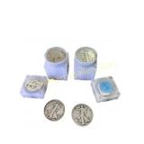 Walking Liberty Silver Half Dollars 1939 and 1945D