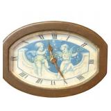French Brass Cherub Boudoir Clock for Tiffany
