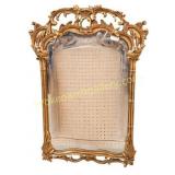 Decorative Arts Inc Gilt Faux Bamboo Mirror