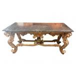 Italian Baroque Style Marble Console Table