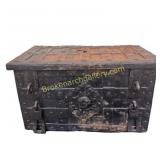 17th C German Armada Iron Strongbox Chest
