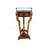 Empire Style Gilt Triangular Pedestal Stand