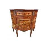 French Louis XV Style Marquetry Commode