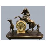 Imperial Vintage Equestrian Mantle Clock