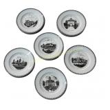 Set of 18 Porcelain Plates