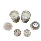 1947 Walking Liberty Silver Half Dollars