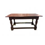 British Antique  Oak Refectory Table