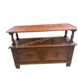 Antique Jacobean Oak Monk