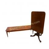 Mahogany Coffee Table & Tilt-Top Stand