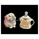 Walt Disney Dumbo Pitcher, Granny Anne Teapot
