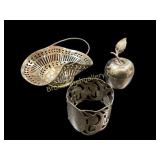 Tiffany Sterling Apple,  Silver  Basket,
