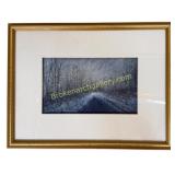 Winter Journey, Original Pastel by Bill Gramley