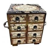 Decorative Wooden Chest With Drawers