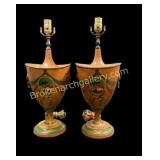 Pair Neoclassical Table Lamps