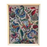 Jacobean Style Needlepoint Tapestry