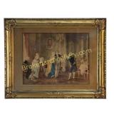The Bridegrooms Health Lithograph