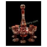 Bohemian Decanter Set