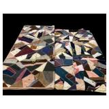 Two Victorian Crazy Quilts