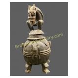 Wooden Baule Ritual Divination Vessel