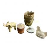 Decorative Items and Basket Set