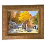 Plein Air Oil Painting, Linda Cheek