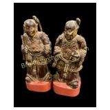 Two Chinese Carved Figures