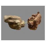 Two Animalistic Carvings