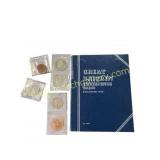 Great Britain Threepence Brass Collection Album