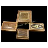 Persian Marquetry Boxes