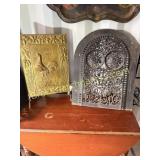 Two Antique Fireplace Screens