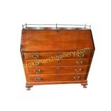 Vintage Mahogany Slant-Front Secretary Desk
