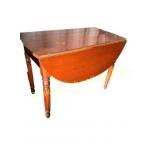 Antique Wormy Chestnut Drop-Leaf Table