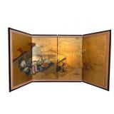 Four Panel Japanese Folding Screen