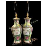 Pair Chinese Porcelain Table Lamps