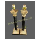 Pair Neoclassical Table Lamps