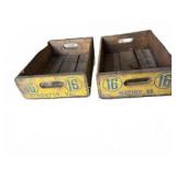 Slightly Damaged Wooden Pepsi Crates