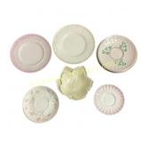 14 Decorative Belleek Ceramic Plates